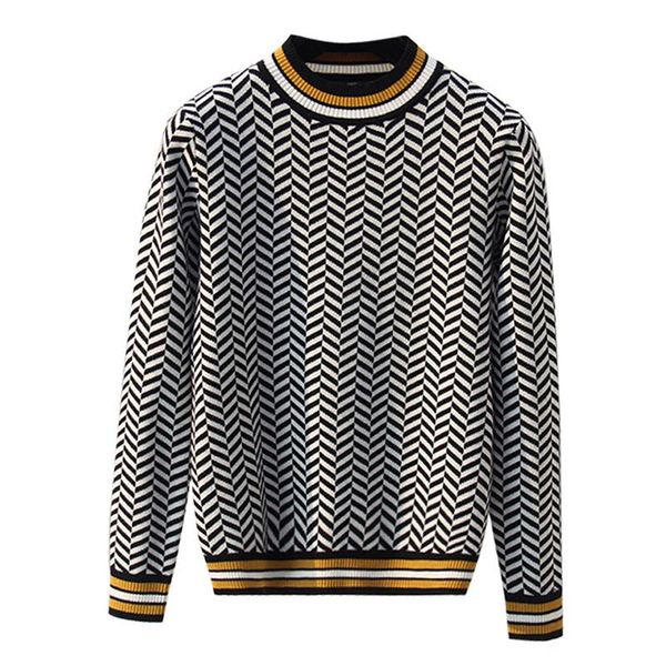 women's sweaters women striped sweater pullover thick warm jacquard knitted round neck autumn winter wool contrast color fashion jumper, White;black
women's sweaters women striped sweater pullover thick warm jacquard knitted round neck autumn winter wool contrast color fashion jumper, White;black