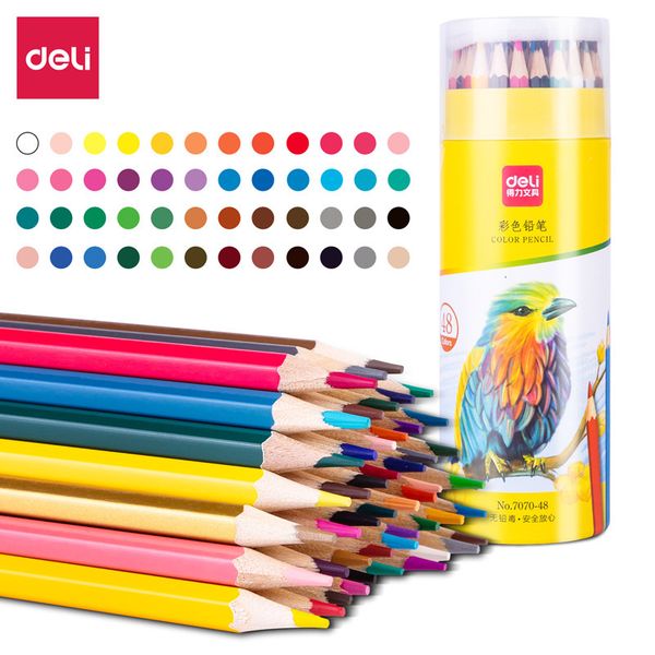 painting pens deli 7070 pencil oil lead students hand drawn 48 24 color pencils, Black;red
painting pens deli 7070 pencil oil lead students hand drawn 48 24 color pencils, Black;red