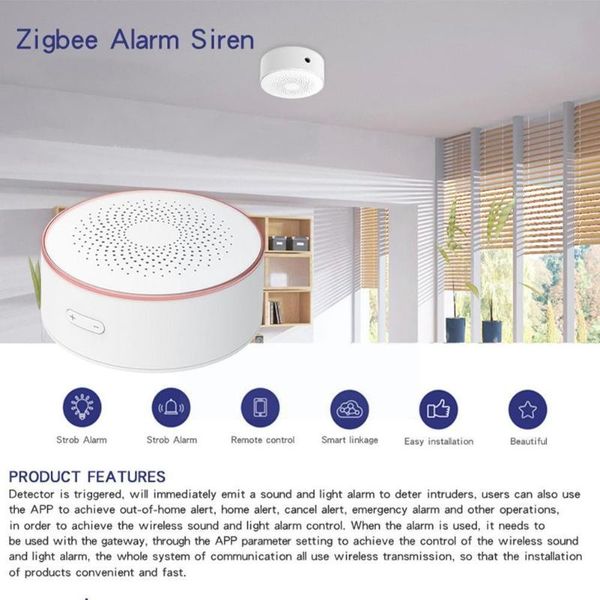 alarm systems wireless anti-thief horn app smart control audible visual linkage speaker for home tuya zigbee n9s5
alarm systems wireless anti-thief horn app smart control audible visual linkage speaker for home tuya zigbee n9s5