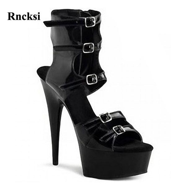 rncksi 15cm lady party high heels, thick roots, zipper peep toe pole dancing boots women ankle shoes, Black
rncksi 15cm lady party high heels, thick roots, zipper peep toe pole dancing boots women ankle shoes, Black
