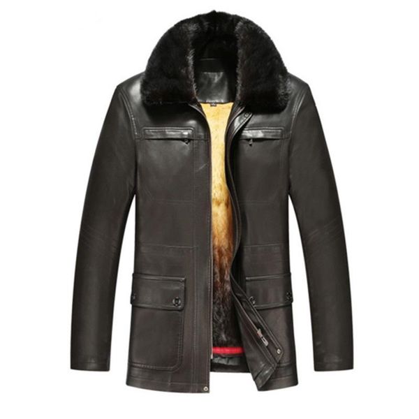 men's fur & faux men natural leather jacket male wool italian design brand coat winter cashmere for plus size xxxl 6xl, Black
men's fur & faux men natural leather jacket male wool italian design brand coat winter cashmere for plus size xxxl 6xl, Black
