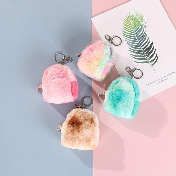 children girls purse plush mini coin creative personality fashion zipper headset key bag women's wallet gifts handbag, White
children girls purse plush mini coin creative personality fashion zipper headset key bag women's wallet gifts handbag, White