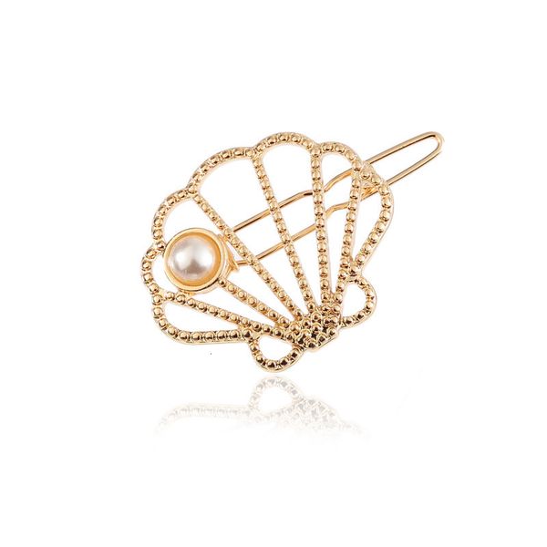 women's hairpin accessories style geometric irregular hairpin hollow pearl scallop headdress hairpin, Golden;silver
women's hairpin accessories style geometric irregular hairpin hollow pearl scallop headdress hairpin, Golden;silver
