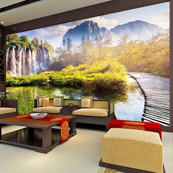 custom 3d fresh beautiful waterfall forest wood bridge backdrop stereo mural self adhesive wallpaper living room classic decor wallpapers
custom 3d fresh beautiful waterfall forest wood bridge backdrop stereo mural self adhesive wallpaper living room classic decor wallpapers