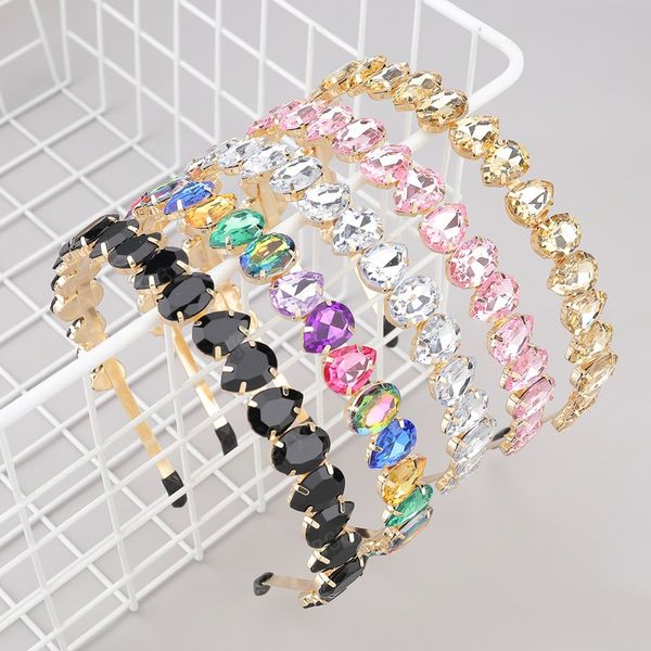 2021 french retro luxury headbands women hair accessories alloy oval drop shape rhinestone geometric hair sticks, Silver
2021 french retro luxury headbands women hair accessories alloy oval drop shape rhinestone geometric hair sticks, Silver