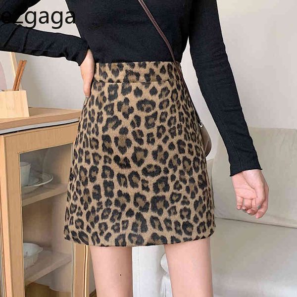 ezgaga elegant leopard printed mini skirts women autumn winter new high waist ladies bodycon y2k skirts all-match fashion 210430, Black
ezgaga elegant leopard printed mini skirts women autumn winter new high waist ladies bodycon y2k skirts all-match fashion 210430, Black