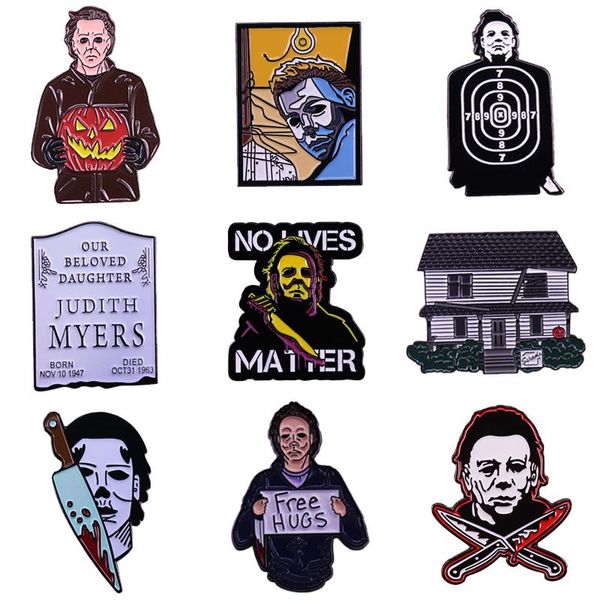 pins, brooches mmichael myers lapel pin no lives matter killer badge halloween horror film brooch, Gray
pins, brooches mmichael myers lapel pin no lives matter killer badge halloween horror film brooch, Gray