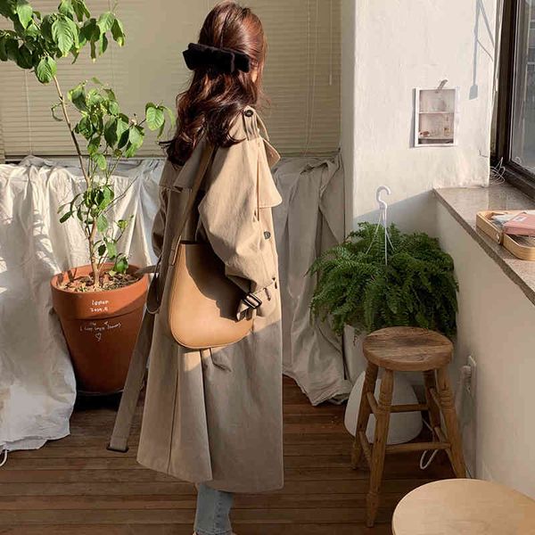 women's trench coats autumn and winter big release size trench coat korean double breasted female jacket with long coats lapel belt, Tan;black
women's trench coats autumn and winter big release size trench coat korean double breasted female jacket with long coats lapel belt, Tan;black