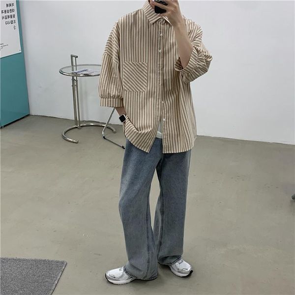 men's casual shirts summer cotton striped fashion business society mens dress korean loose short-sleeved men -2xl, White;black
men's casual shirts summer cotton striped fashion business society mens dress korean loose short-sleeved men -2xl, White;black