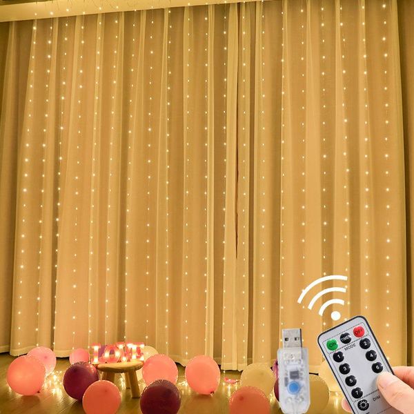 strings 3mx3m usb led curtain string lights 8 modes fairy garland remote control for year christmas outdoor wedding home decor
strings 3mx3m usb led curtain string lights 8 modes fairy garland remote control for year christmas outdoor wedding home decor