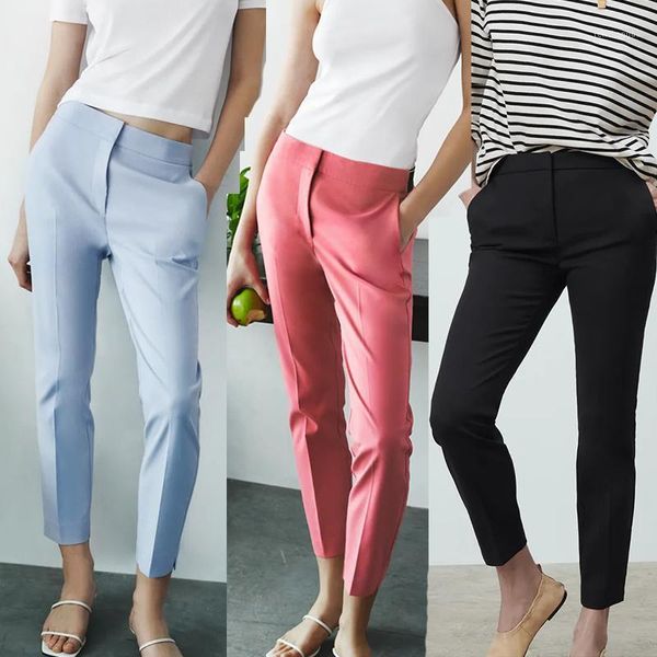 pants high waist office women 2021 casual chic fashion simple pantss street youth women's & capris, Black;white
pants high waist office women 2021 casual chic fashion simple pantss street youth women's & capris, Black;white