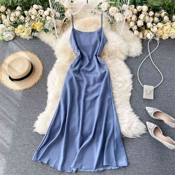 summer women long slip satin dress bacaless spaghetti strap shiny silk party maxi 210513, Black;gray
summer women long slip satin dress bacaless spaghetti strap shiny silk party maxi 210513, Black;gray