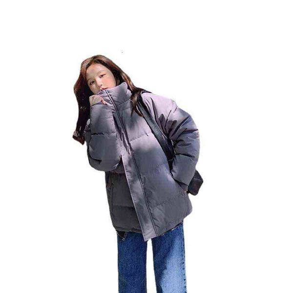 2021 winter korean version student small cotton padded et bread short thickened down women, Black 
2021 winter korean version student small cotton padded et bread short thickened down women, Black