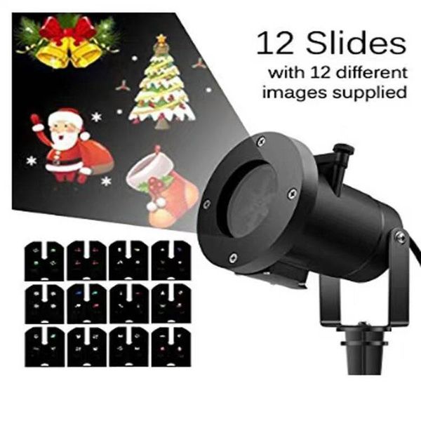 party decoration 12 pattern films led moving laser projector landscape stage light xmas outdoor snowflake lawn
party decoration 12 pattern films led moving laser projector landscape stage light xmas outdoor snowflake lawn