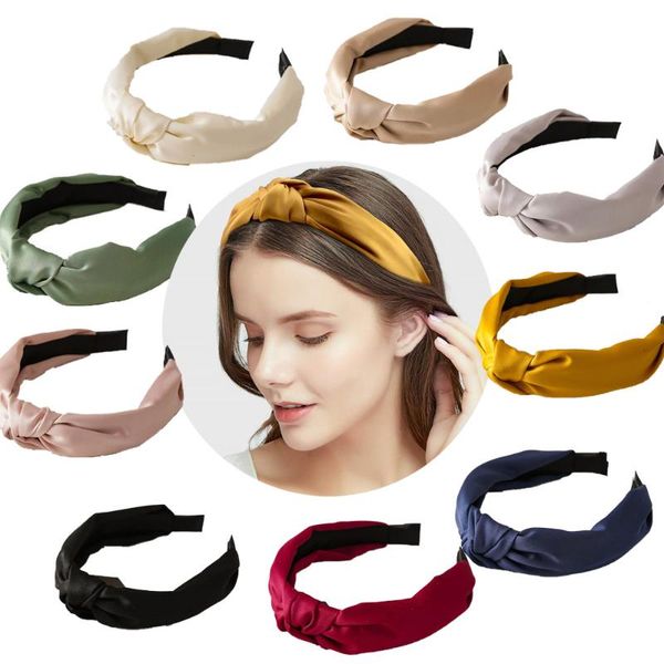 hair accessories fashion soft beauty knotted headband solid headwear classic style girls diy turban lady band for women
hair accessories fashion soft beauty knotted headband solid headwear classic style girls diy turban lady band for women