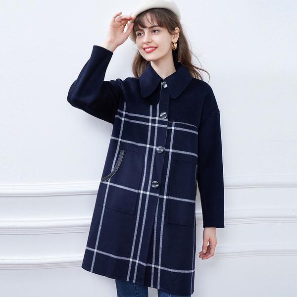 women's clothing 2021 winter tweed jacket wool & blends, Black
women's clothing 2021 winter tweed jacket wool & blends, Black