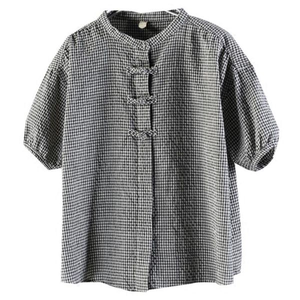 women's blouses & shirts vintage literary female short-sleeved loose slim linen ethnic style summer dress elegant women blouse, White
women's blouses & shirts vintage literary female short-sleeved loose slim linen ethnic style summer dress elegant women blouse, White