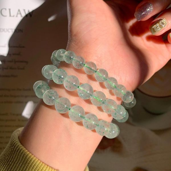 link, chain natural green mica round bead aura crystal quartz elastic charm yoga jewelry gift, Black
link, chain natural green mica round bead aura crystal quartz elastic charm yoga jewelry gift, Black
