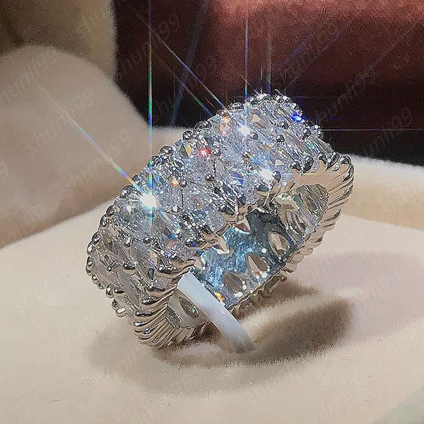 charm women double row diamond ring fashion women's zircon rings silver plated wedding jewelry size 6-10
charm women double row diamond ring fashion women's zircon rings silver plated wedding jewelry size 6-10