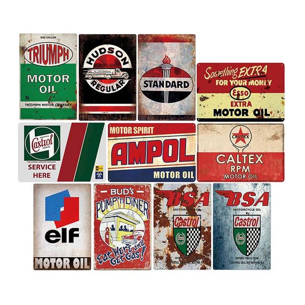 motor oil plaque vintage metal tin signs gas station wall plates bar pub garage decorative home decor 20x30cm
motor oil plaque vintage metal tin signs gas station wall plates bar pub garage decorative home decor 20x30cm