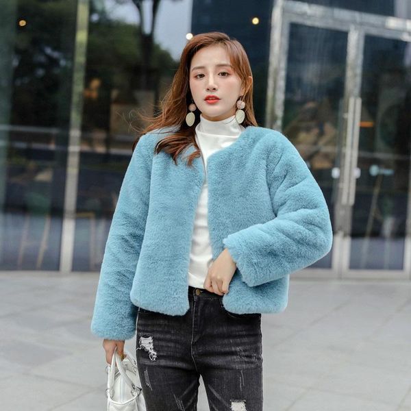 women's fur & faux women coat hooded short autumn and winter loose veste femme jacket, Black
women's fur & faux women coat hooded short autumn and winter loose veste femme jacket, Black