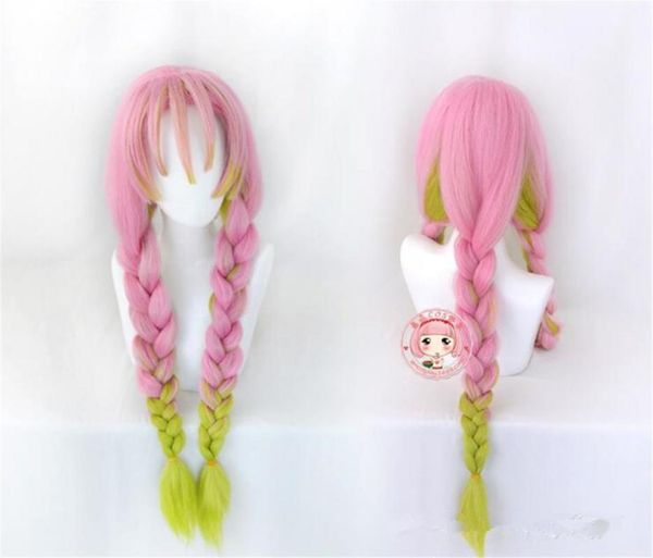 party masks demon slayer kanroji mitsuri cosplay wig kimetsu no yaiba thick three braids ponytail gradient pink green halloween c017
party masks demon slayer kanroji mitsuri cosplay wig kimetsu no yaiba thick three braids ponytail gradient pink green halloween c017