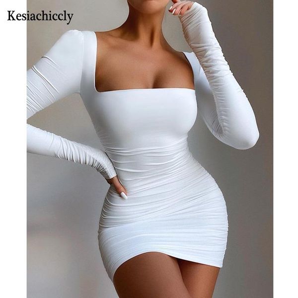 kesiachiccly autumn winter bandage dress women square collar long sleeve slim elastic bodycon party dresses vestidos casual, Black;gray
kesiachiccly autumn winter bandage dress women square collar long sleeve slim elastic bodycon party dresses vestidos casual, Black;gray