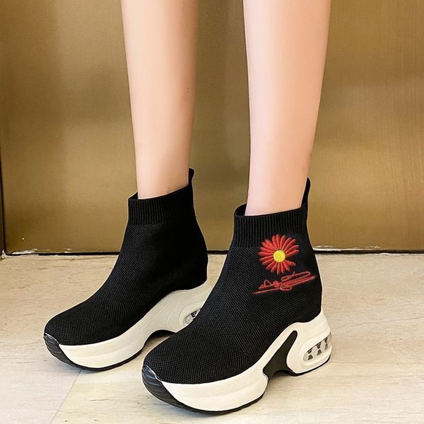 boots women's winter ankle-boot shoes, women's knitting shoes with floral details 0x66, Black
boots women's winter ankle-boot shoes, women's knitting shoes with floral details 0x66, Black