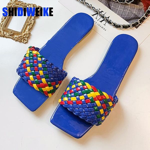 fashion temperament braided mixed colors open-toe flat slippers set foot vacation beach sandals casual slides women shoes1, Black
fashion temperament braided mixed colors open-toe flat slippers set foot vacation beach sandals casual slides women shoes1, Black