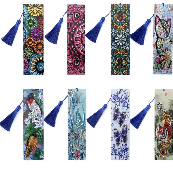 diamond painting 5d diy special shaped leather bookmark embroidery craft tassel book marks for books year gifts
diamond painting 5d diy special shaped leather bookmark embroidery craft tassel book marks for books year gifts