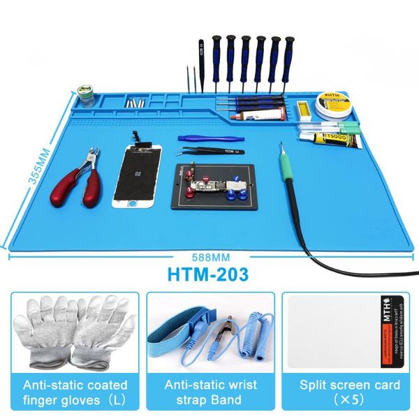 professional hand tool sets repair pad with magnetic heat-resistant soldering station silicon mat work desk bga platform welding big size
professional hand tool sets repair pad with magnetic heat-resistant soldering station silicon mat work desk bga platform welding big size