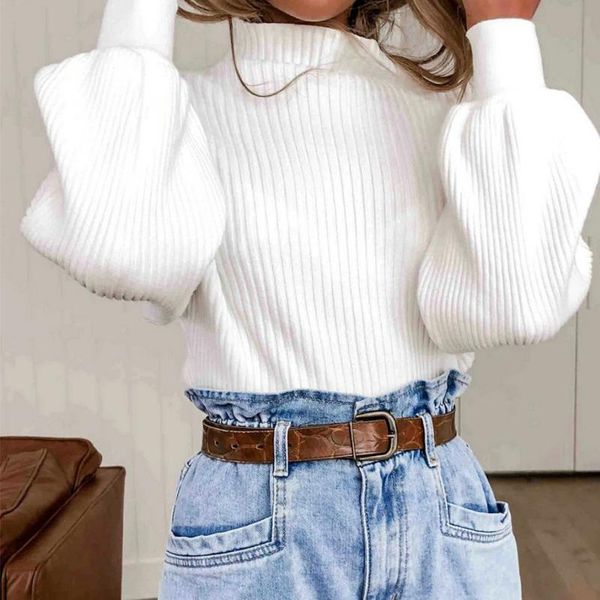 women's sweaters fashion women blouse lantern sleeve solid color stand collar loose casual long elegant streetwear clothes, White;black
women's sweaters fashion women blouse lantern sleeve solid color stand collar loose casual long elegant streetwear clothes, White;black