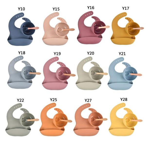 bibs & burp cloths 3pcs baby feeding set grade silicone non-silp suction tableware kids bpa-waterproof bib bowl spoon dishes
bibs & burp cloths 3pcs baby feeding set grade silicone non-silp suction tableware kids bpa-waterproof bib bowl spoon dishes