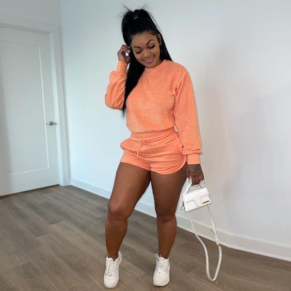 women's tracksuits 2021 ins summer casual fashion women slim street solid color sport long sleeve two-piece set, Gray
women's tracksuits 2021 ins summer casual fashion women slim street solid color sport long sleeve two-piece set, Gray