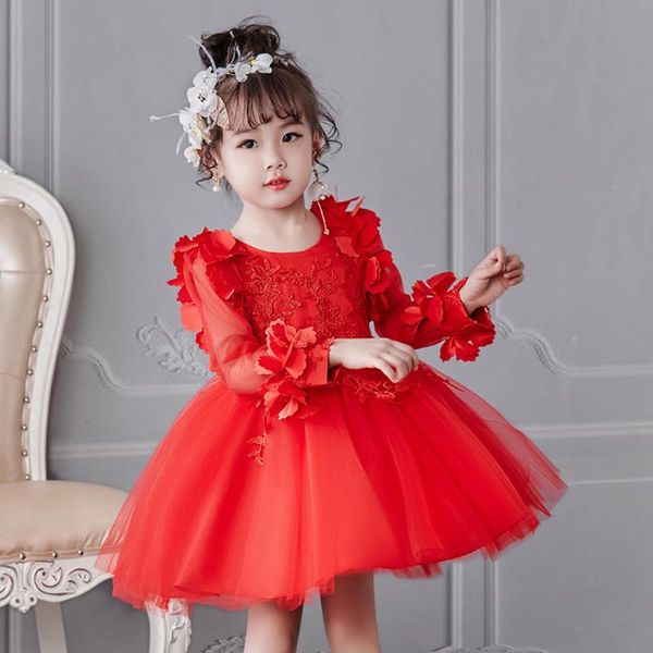 girl's dresses plbbf flower dress girl elegant princess wedding birthday party children child clothing baby costume, Red;yellow
girl's dresses plbbf flower dress girl elegant princess wedding birthday party children child clothing baby costume, Red;yellow