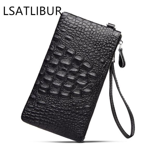 wallets men wallet fashion genuine leather alligator casual purse simple black long classic man clutches w12, Red;black
wallets men wallet fashion genuine leather alligator casual purse simple black long classic man clutches w12, Red;black