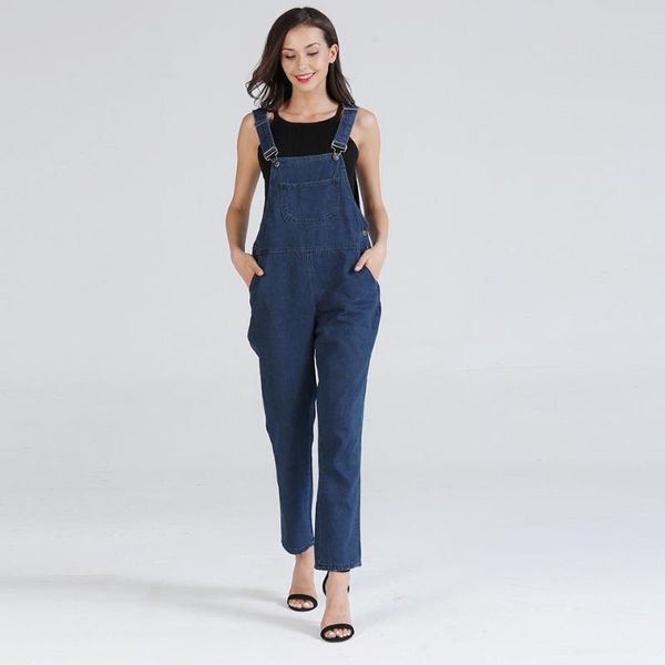 women's jeans 2021 women ladies baggy denim bib full length overall solid loose causal jumpsuit pants, Blue
women's jeans 2021 women ladies baggy denim bib full length overall solid loose causal jumpsuit pants, Blue
