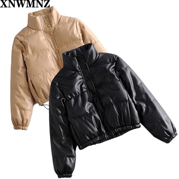 lady winter casual stand collar parkas women fashion coats elegant pu leather short cotton jackets female ladies 210520, Black
lady winter casual stand collar parkas women fashion coats elegant pu leather short cotton jackets female ladies 210520, Black
