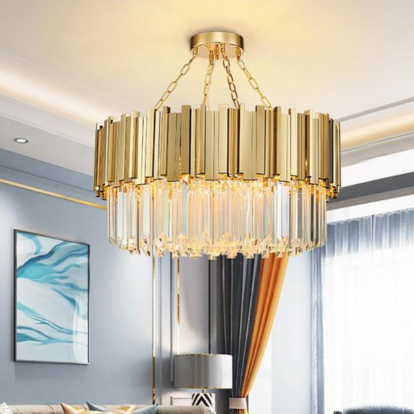chandeliers luxury modern for living room cristal lamps bedrooom home decor gold stainless steel led chain chandelier fixtures
chandeliers luxury modern for living room cristal lamps bedrooom home decor gold stainless steel led chain chandelier fixtures