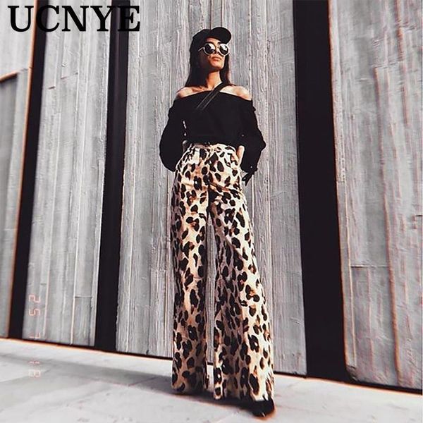 women's pants & capris ucnye leopard print wide leg women high waist loose long casual party trousers streetwear full, Black;white
women's pants & capris ucnye leopard print wide leg women high waist loose long casual party trousers streetwear full, Black;white