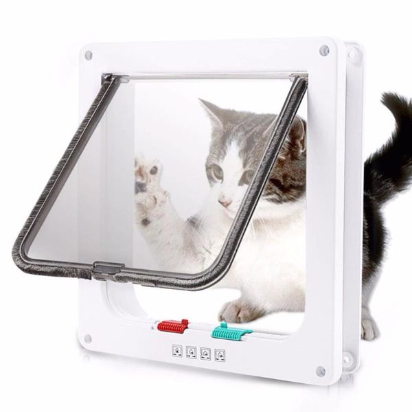 cat carriers,crates & houses flap door with 4 way security lock dog for cats kitten abs plastic small pet gate kit dogs doors
cat carriers,crates & houses flap door with 4 way security lock dog for cats kitten abs plastic small pet gate kit dogs doors