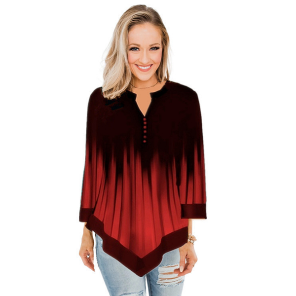 women's t-shirt 2021 spring and autumn fashion trend simple round neck gradient printing loose long sleeve, White
women's t-shirt 2021 spring and autumn fashion trend simple round neck gradient printing loose long sleeve, White