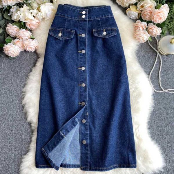 skirts denim skirt women blue high waist 2021 summer single-breasted elegant ladies casual, Black
skirts denim skirt women blue high waist 2021 summer single-breasted elegant ladies casual, Black