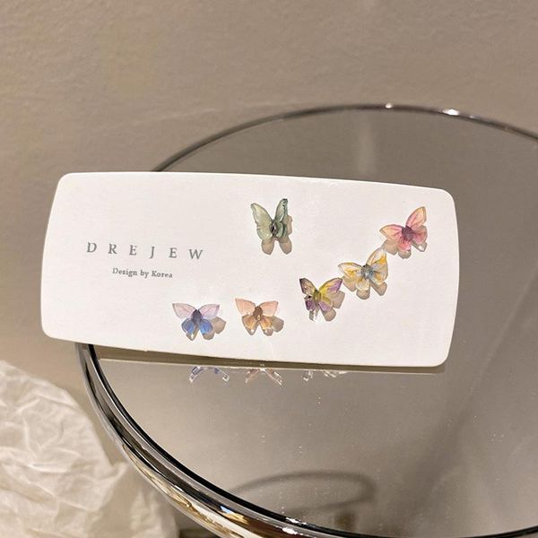 stud 2021 simple colorful fairy stereo butterfly earrings for women mini cute trendy butterflies earring party jewelry, Golden;silver
stud 2021 simple colorful fairy stereo butterfly earrings for women mini cute trendy butterflies earring party jewelry, Golden;silver