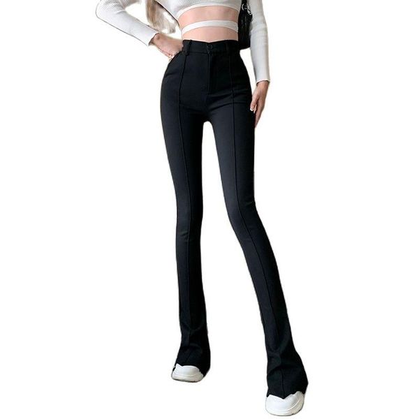 women's pants & capris irregular hem flare black knit high waist trousers women winter fashion slim fit thick warm and thin two designs, Black;white
women's pants & capris irregular hem flare black knit high waist trousers women winter fashion slim fit thick warm and thin two designs, Black;white