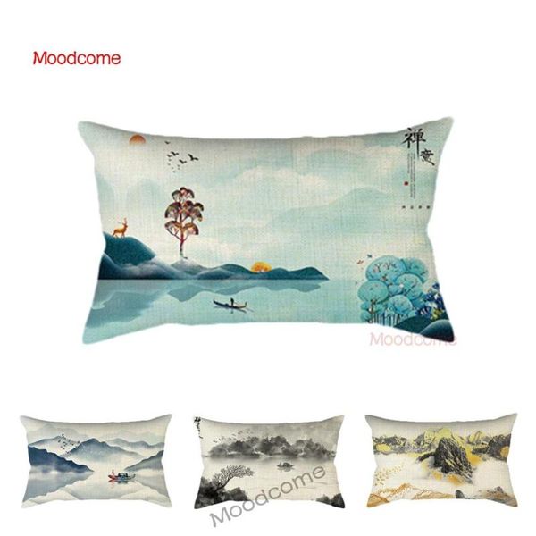 cushion/decorative pillow rectangle lumbar waist case chinese ink painting river mountain sunrise sunset asian decoration sofa throw cushion
cushion/decorative pillow rectangle lumbar waist case chinese ink painting river mountain sunrise sunset asian decoration sofa throw cushion