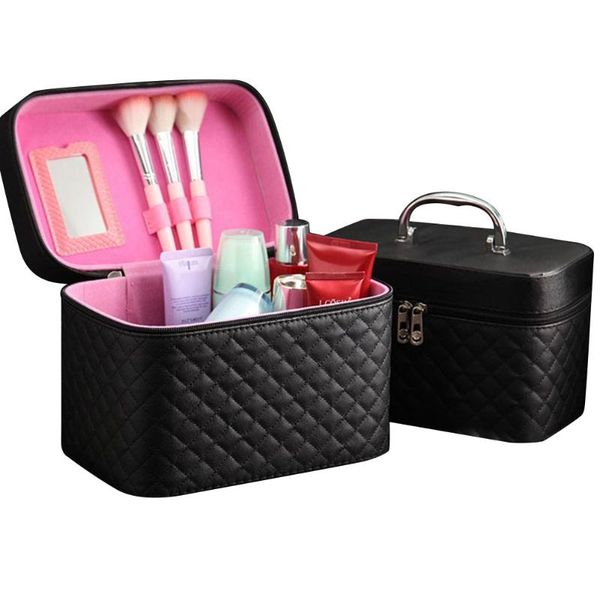 women pu leather cosmetic bag large capacity case ladies makeup cosmetics multipurpose storage bags & cases
women pu leather cosmetic bag large capacity case ladies makeup cosmetics multipurpose storage bags & cases