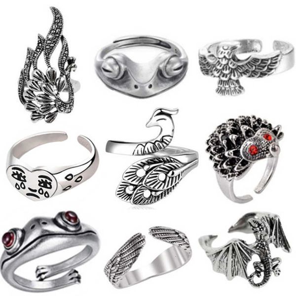 ring retro punk snake dragon for men woman exaggerated ancient siver color opening adjustable s anillo hombre bijoux, Golden;silver
ring retro punk snake dragon for men woman exaggerated ancient siver color opening adjustable s anillo hombre bijoux, Golden;silver