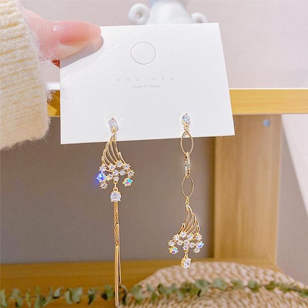 dangle & chandelier trendy long tassel asymmetric earrings women shiny temperament pendant wedding daily party jewelry accessories, Silver
dangle & chandelier trendy long tassel asymmetric earrings women shiny temperament pendant wedding daily party jewelry accessories, Silver