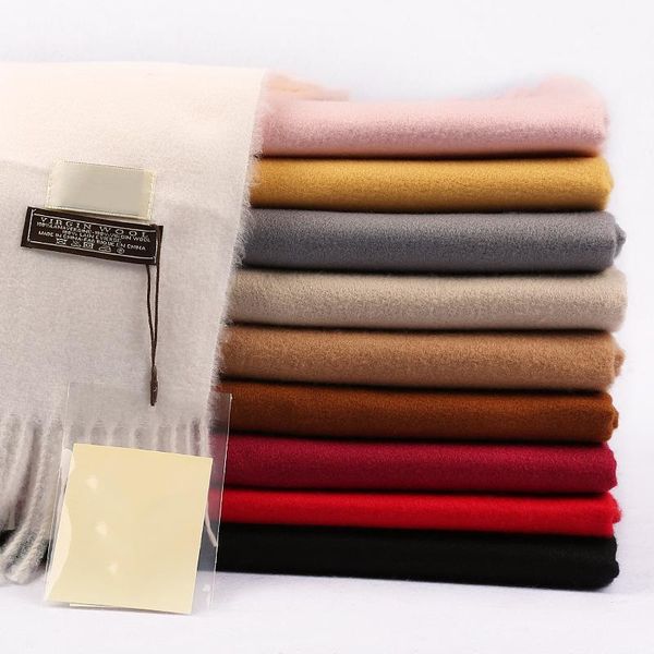 scarves winter pure long cashmere scarf for women thicken real warm thick soft solid shawl ladies wrap, Blue;gray
scarves winter pure long cashmere scarf for women thicken real warm thick soft solid shawl ladies wrap, Blue;gray